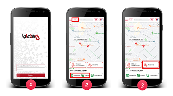 Com utilitzar l'app abans d'arribar a l'estació
