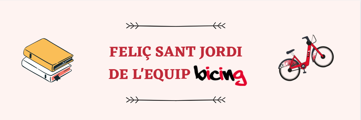 Feliç Sant Jordi de l'equip bicing