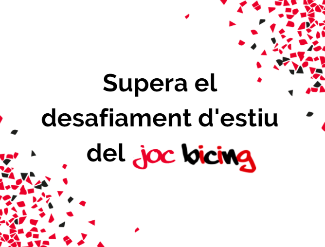 ¡Supera el desafío de verano del Joc Bicing!