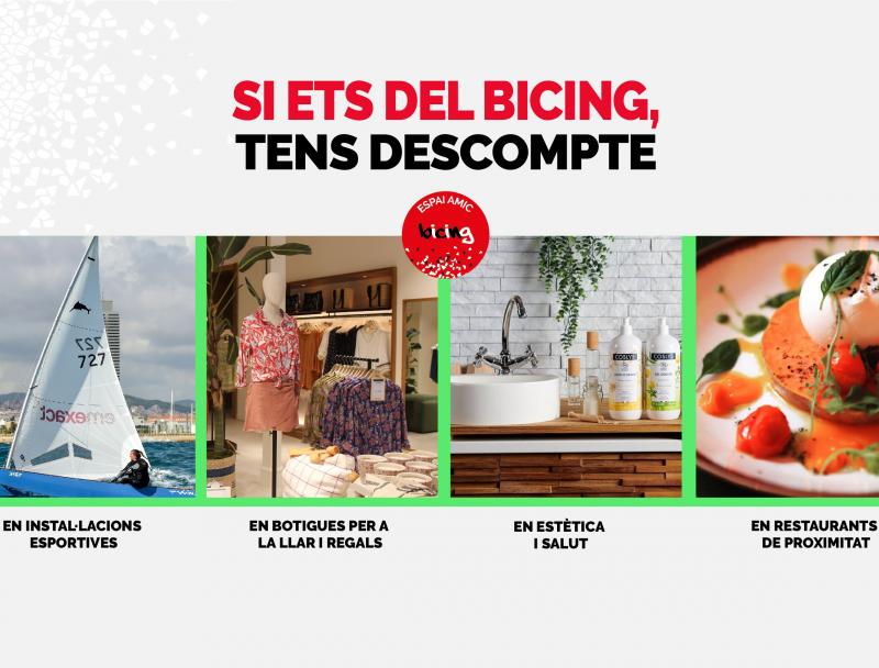 Si ets del Bicing, tens descompte!