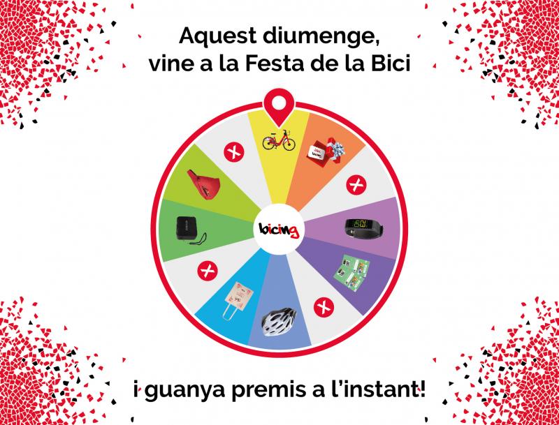 Amb la Ruleta del Bicing, guanya premis a l’instant!