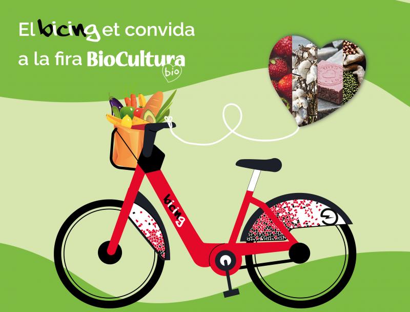 El bicing et convida a la fira BioCultura