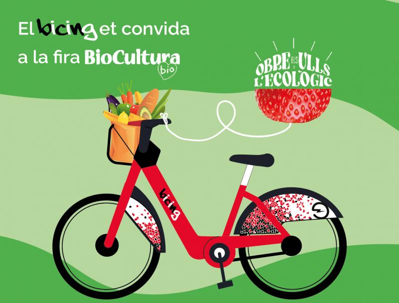 El bicing te invita a la feria BioCultura