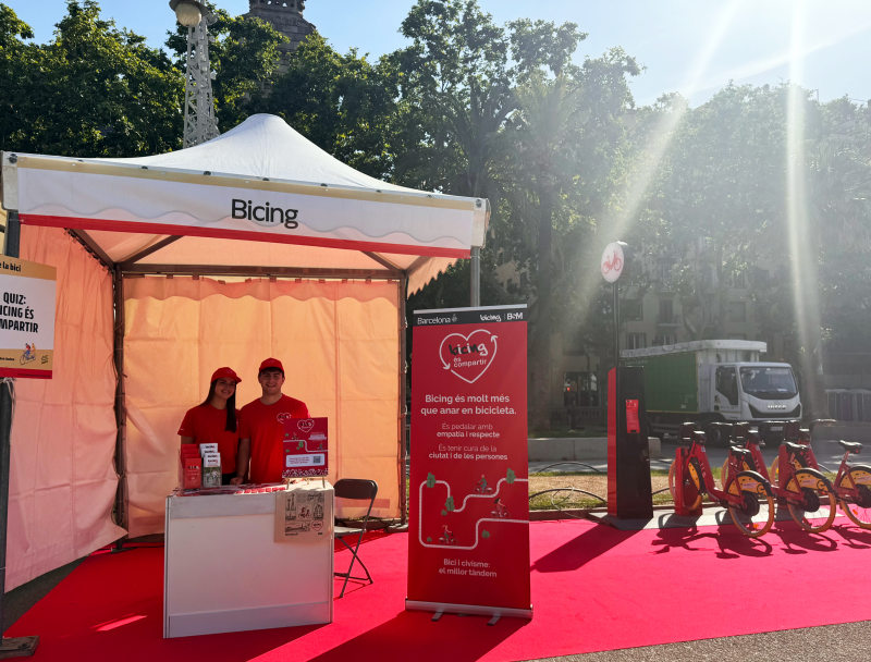 El Bicing participa a la Festa de la Bici 2026